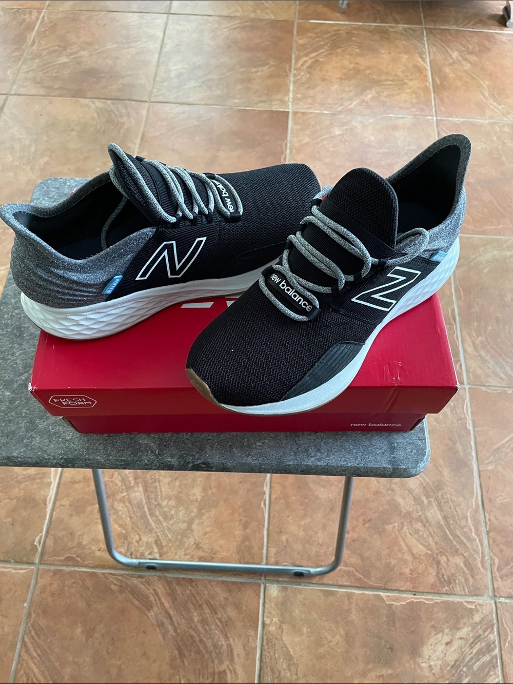 New Balance Black & Gray Women's Athletic Sneakers